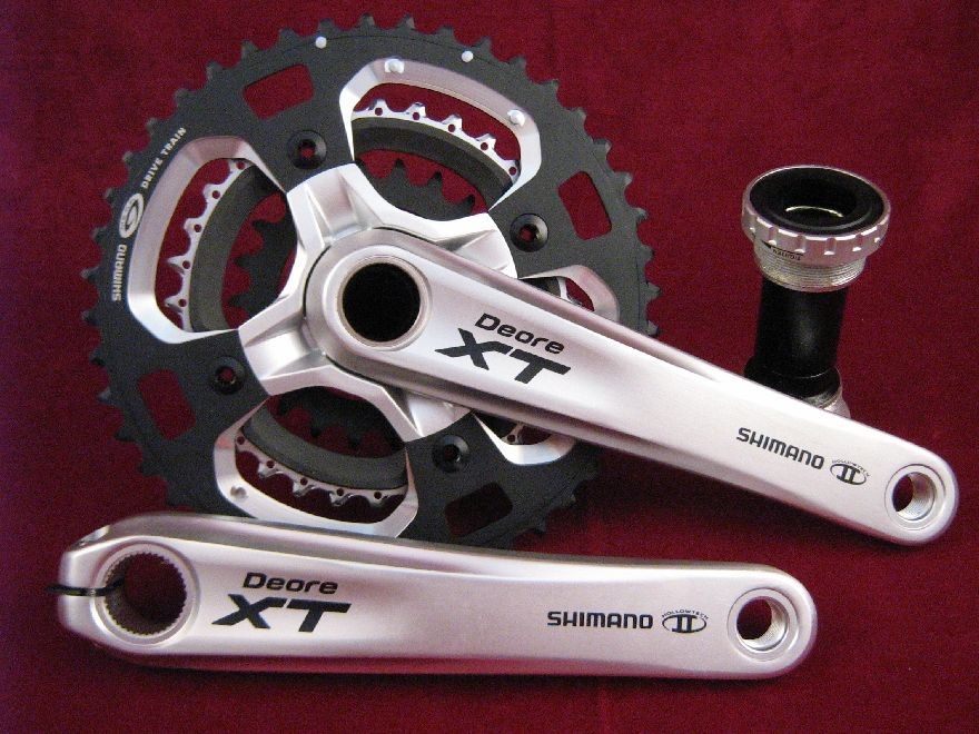 SHIMANO DEORE XT FC-M770 175mm 22-32-44T クランクセット