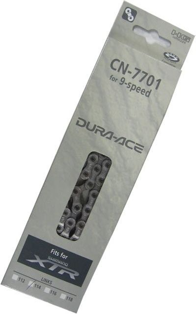 Shimano Dura-Ace CN-7701 9速チェーン 116リンク Shimano Dura-Ace CN-7701 9速チェーン 116リンク