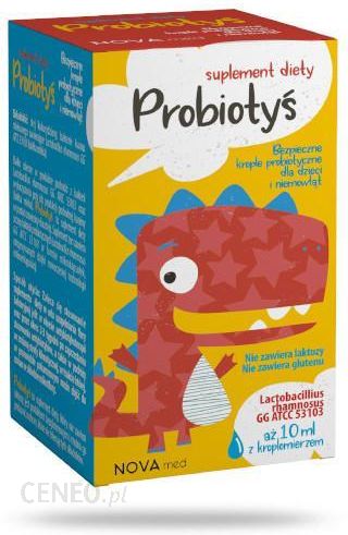 Novamed Probiotyk Dla Noworodków Niemowląt Dzieci Probiotyś 10ml