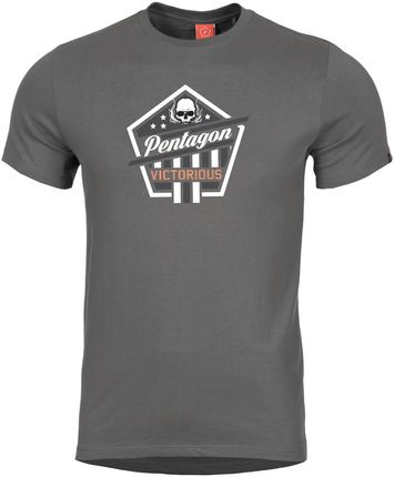 Koszulka T-shirt Pentagon Ageron Victorious Wolf Grey