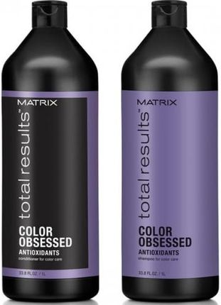 MATRIX COLOR OBSESSED Szampon + odżywka do włosów farbowanych 2x1l