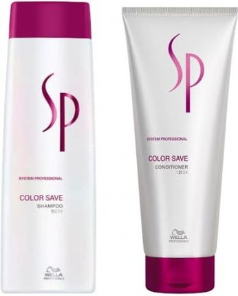 Wella Sp Color Save Szampon 250ml + odżywka do włosów farbowanych 200ml
