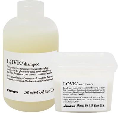 DAVINES LOVE CURL szampon + odżywka do włosów kręconych 2x250ml
