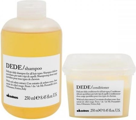 DAVINES DEDE szampon + odżywka do każdego rodzaju włosów 2x250ml