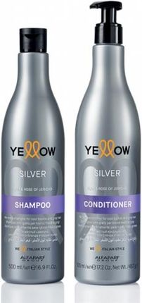 YELLOW Silver do włosów niwelujący żółte refleksy szampon + odżywka 2x500ml