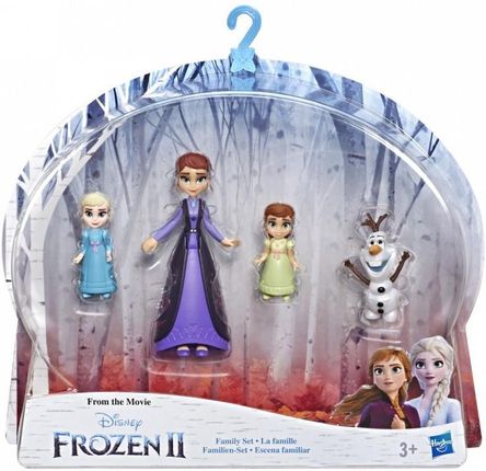Hasbro Disney Kraina Lodu 2 Mini laleczki Deluxe Królowa Iduna, Mała Elsa, Anna i Olaf E6913