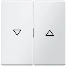 Zdjęcie Berker Q1 Klawisze do żaluzji białe 16256089 - Radlin