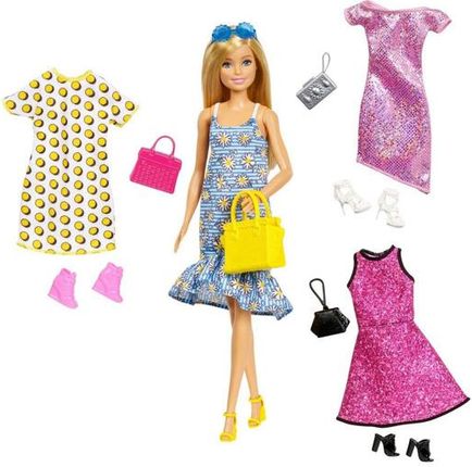 Barbie - Zestaw lalka z ubrankami i akcesoriami GDJ40