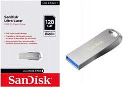 SanDisk Ultra Luxe 128GB USB 3.1 150MB/s (SDCZ74128GG46) - PenDrive