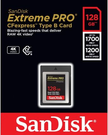 Karta pamięci do aparatu SanDisk Extreme PRO CFexpress Card