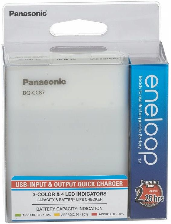 ŁADOWARKA PANASONIC BQ-CC87USB POWERBANK