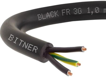 Bitner Przewód Prądowy Do Ziemi Bit500 Black Fr 3x1 500V