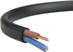 Mercor Przewód Prądowy H03Vvh2-F Omyp 300V 2x1,5 Czarny