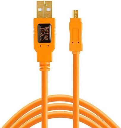 Tethertools KABEL USB 2.0 - Mini-B 8-Pin 4.6m orange (CU8015-ORG)