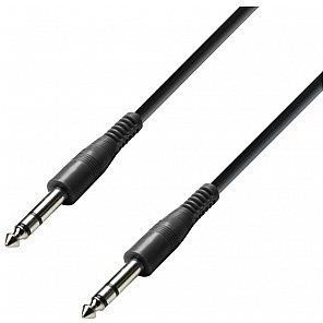Adam Hall Cables K3 BVV 0090 ECO - Kabel krosowy jack Stereo 6,3 mm – jack Stereo 6,3 mm, 0,9 m