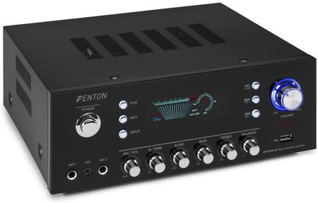 Fenton AV120FM, surround HiFi wzmacniacz, 120 W RMS, 2 x 60 W na 8 Ohm), BT/ USB/AUX