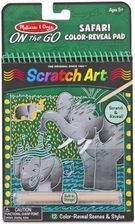 Melissa & Doug Zdrapywanka Tęczowe Karteczki Scratch Art Safari 19150 - zdjęcie 1