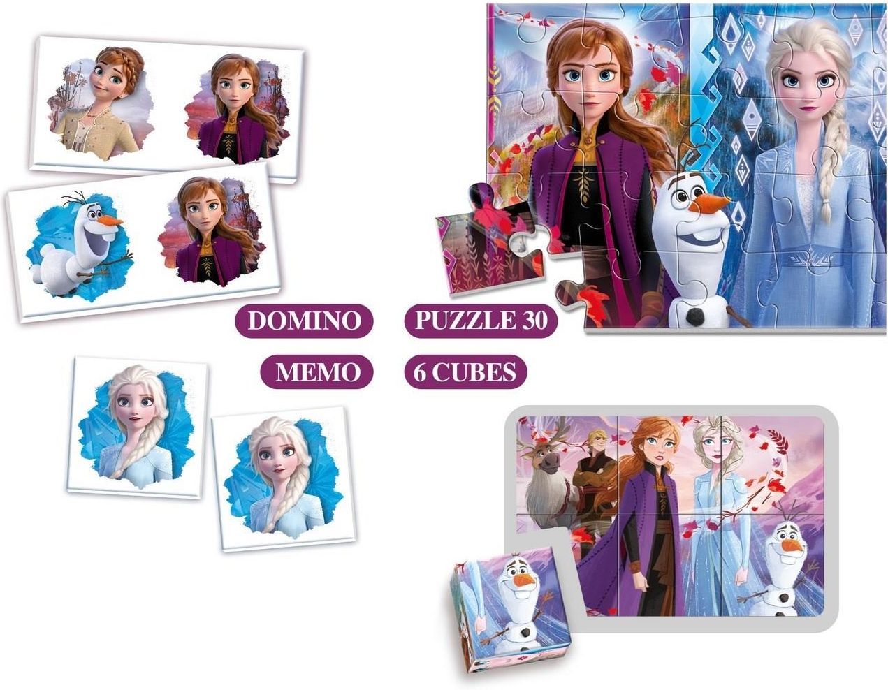 Clementoni Disney Kraina Lodu 2 Edukit 4w1 18059 P6 - Gra dla dziecka ...