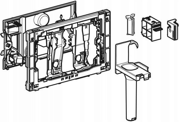 Geberit Duofresh Pojemnik na kostki higieniczne antracytowy 115.062.BZ.1