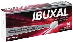 Leki przeciwbólowe Biofarm Ibuxal 200Mg Lek Przeciwzapalny Przeciwbólowy I Przeciwgorączkowy Tabletki 10Szt. - zdjęcie 1