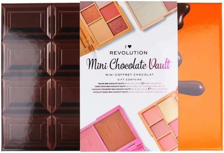 I Heart Revolution Zestaw do makijażu Mini Chocolate Vault Heart 2019 - zdjęcie 1 I Heart Revolution Zestaw do makijażu Mini Chocolate Vault Heart 2019