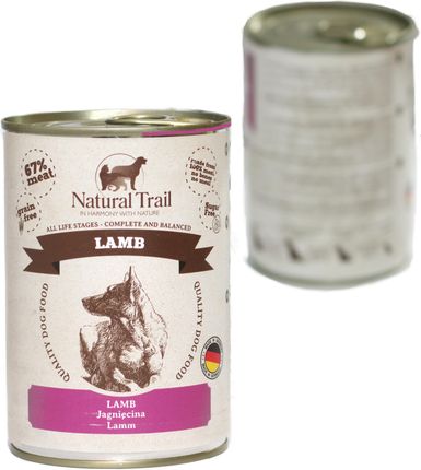 Natural Trail Mono Lamb Puszka Jagnięcina 400G - zdjęcie 2