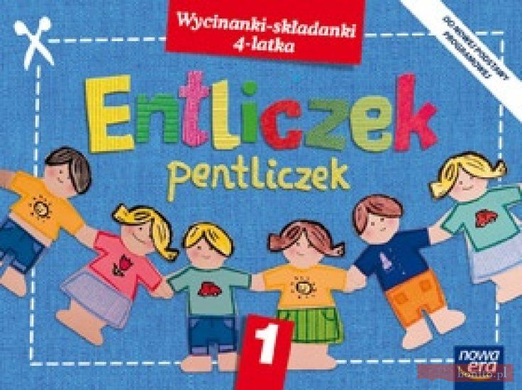 Podręcznik szkolny Entliczek Pentliczek Wycinanki składanki 4 latka 1