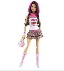 Barbie fashionistas sporty sale