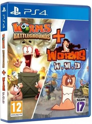 Worms Battlegrounds + Worms W.M.D (Gra PS4)