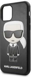 Karl Lagerfeld Embossed pro Apple iPhone 11 (KLHCN61IKPUBK) Czarny