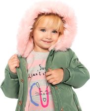 Cool Club, Kurtka zimowa dziewczęca, khaki, Cute girl Ceny cool club kurtka zimowa chłopięca parka zieleń khaki
