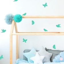 Yokodesign Naklejki Na Ścianę Motyle I Ptaszki - dobre Ozdoby do pokoju dziecięcego handmade