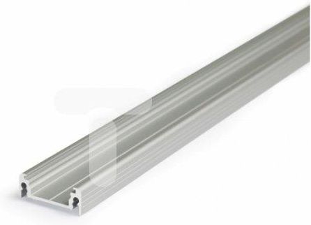 Profil aluminiowy Surface14 anodowany srebrny TOPMET nawierzchniowy szeroki do taśmy led RGBW 12mm LUX05599 /1m/