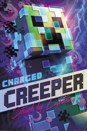 GBeye Minecraft Charged Creeper - plakat gamingowy 61x91,5 