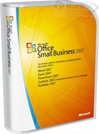 Microsoft Office Small Business 2007 PL BOX Licencja Dożywotnia 2 Stanowiska (W87-01091)