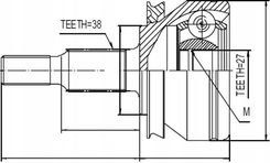 PRZEGUB ZEW. VW T5 2.0 03-,/ OE 7H0498099 7H0498099