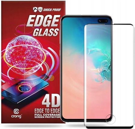 Crong Edge Glass Szkło full glue na cały ekran Samsung Galaxy S10 PLUS