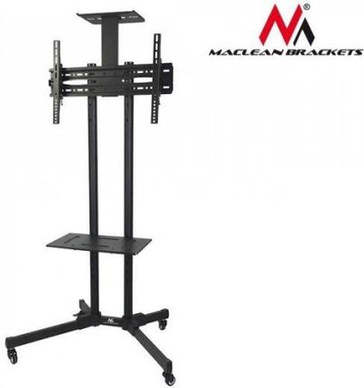 Maclean MC-661 Profesjonalny stand wózek do telewizora na kółkach stolik 55kg