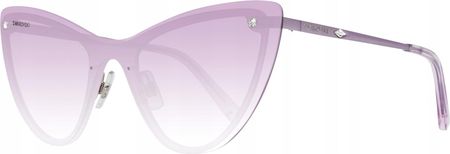 Okulary damskie Swarovski SK0200 Różowe Kocie oczy
