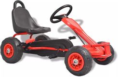 Zdjęcie vidaXL Gokart Na Pedały Z Oponami Pneumatycznymi Czerwony 80197  - Szczawno-Zdrój
