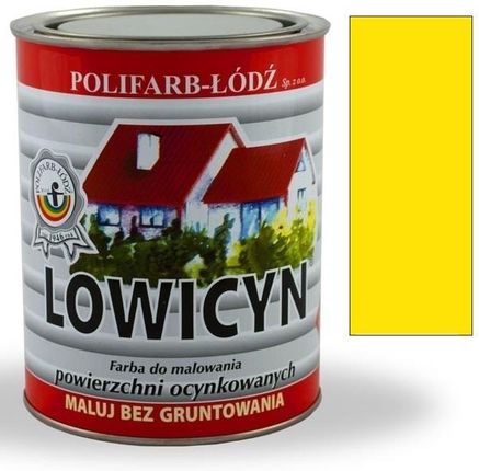 Lowicyn farba ocynk Żółty Kadmowy RAL1021 Mat 10L