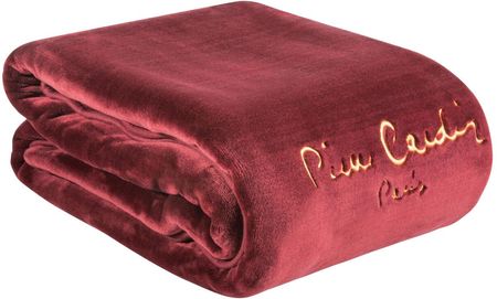 Clara ekskluzywny Koc bordowy Pierre Cardin piękny
