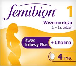 Femibion 1 Wczesna Ciąża 28tabl - Dla mam i kobiet w ciąży