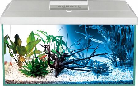 Aquael Leddy Day&Night 40 Akwarium Z Wyposażeniem 25L Białe