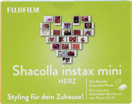 Fujifilm SHACOLLA Heart 22 pict. for Instax Mini