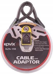 Linka stalowa Kovix KZA-150 z adapterem do blokady