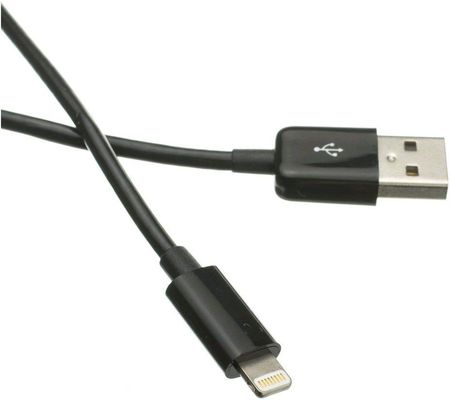 C-Tech Przewód USB 2.0 Lightning (iPhone 5 i wyższe modele) ładowanie i synchronizacja, 2m, czarny CB-APL-20B
