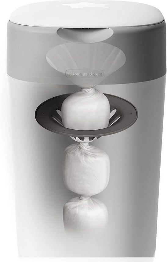Tommee Tippee Zestaw Kosz Sangenic Twist & Click + 4 Uniwersalne Wkłady - zdjęcie 2 Tommee Tippee Zestaw Kosz Sangenic Twist & Click + 4 Uniwersalne Wkłady