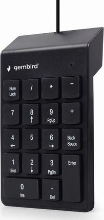 Gembird numeryczna czarna slim (KPDU02)