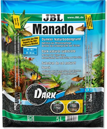 Jbl Manado Dark naturalne podłoże filtrujące 5 l